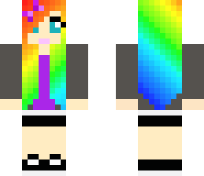rainbow girl edit