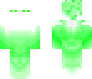 the bright green