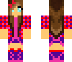 cute purple girl