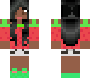 black haired strawberry girl 2