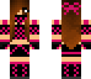pink cute ninja girl