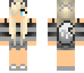 fixed wolf skin