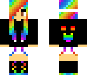 rainbow girl