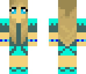 blue girl