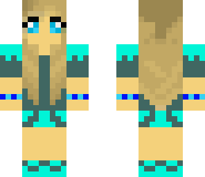 blue girl