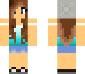blue girl