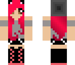 pink haired girl