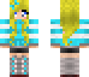 anime blue girl