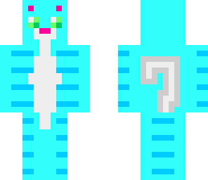 cute aqua kitty