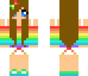 rainbow girl