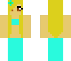blue mermaid