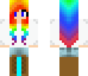 rainbow girl
