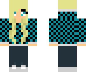 girl in blue jacket