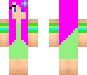pink hair girl