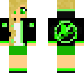 green katniss with blonde hair
