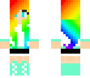 rainbow girl