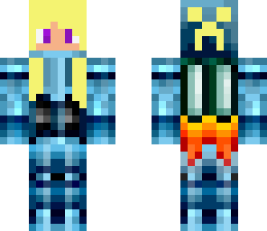 minecraft universe blond haired girl