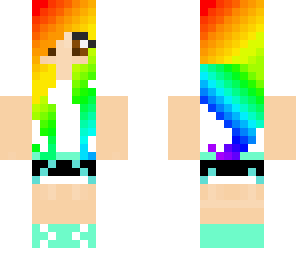 rainbow girl