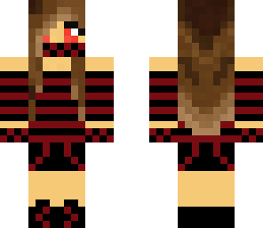 red black girl