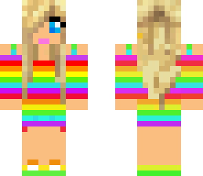 rainbow girl