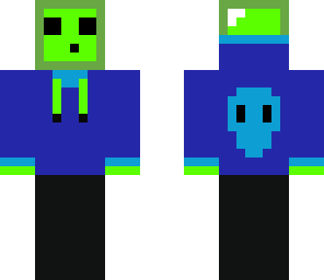 daminecraftskull my brother green slime