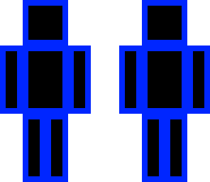 neon guy blue
