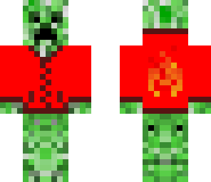 creeper with red hoodie