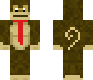 monkey with a tie