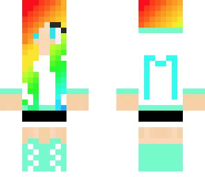 rainbow girl