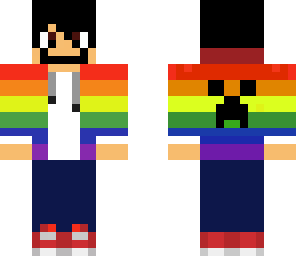 smilely rainbow creeper jacket
