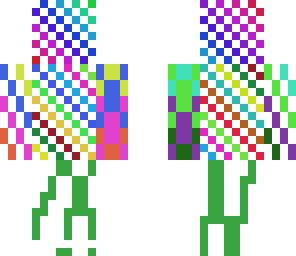 rainbow illusion man