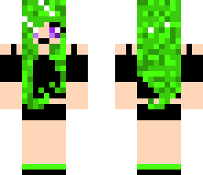 green vampire girl