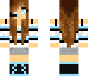 light blue youtube girl