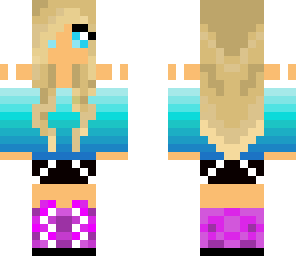 pretty blue girl