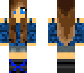 blue girl