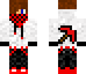 red boy red pickaxe