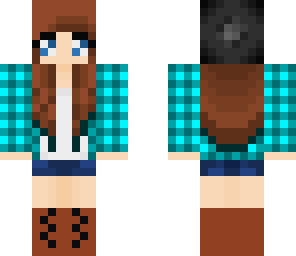 blue shirt black hat