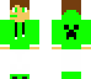green creeper hoodie
