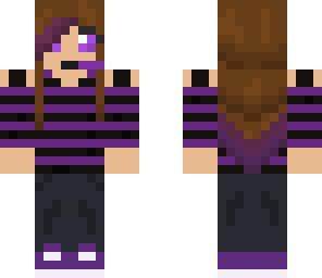 purple-eyed girl