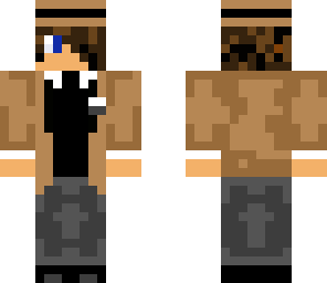 teen with a trench coat and hat