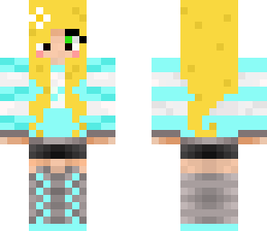 cute blue girl