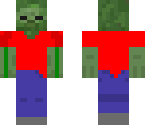 zombie in red shirt