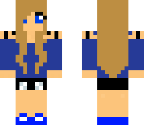 blue girl