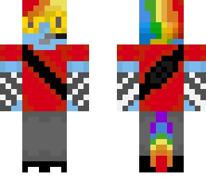 rainbow scout with sun glasses