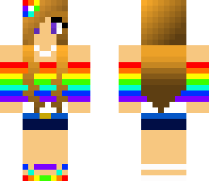 rainbow girl