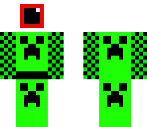 eyeball in creeper outfit