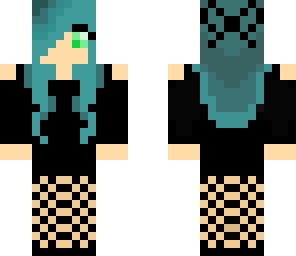 blue hair girl