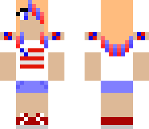 patriotic girl