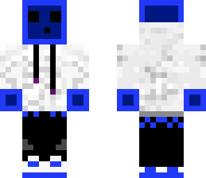 slime blue teenager