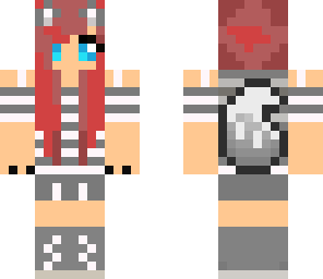 zombiewolf  with red hair
